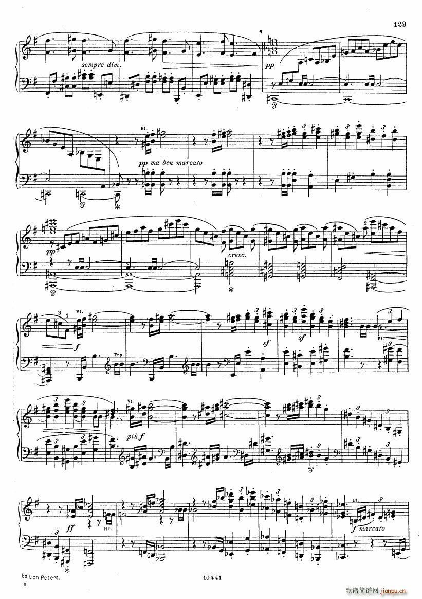 Brahms op 98 Singer Symphonie Nr 4(钢琴谱)11