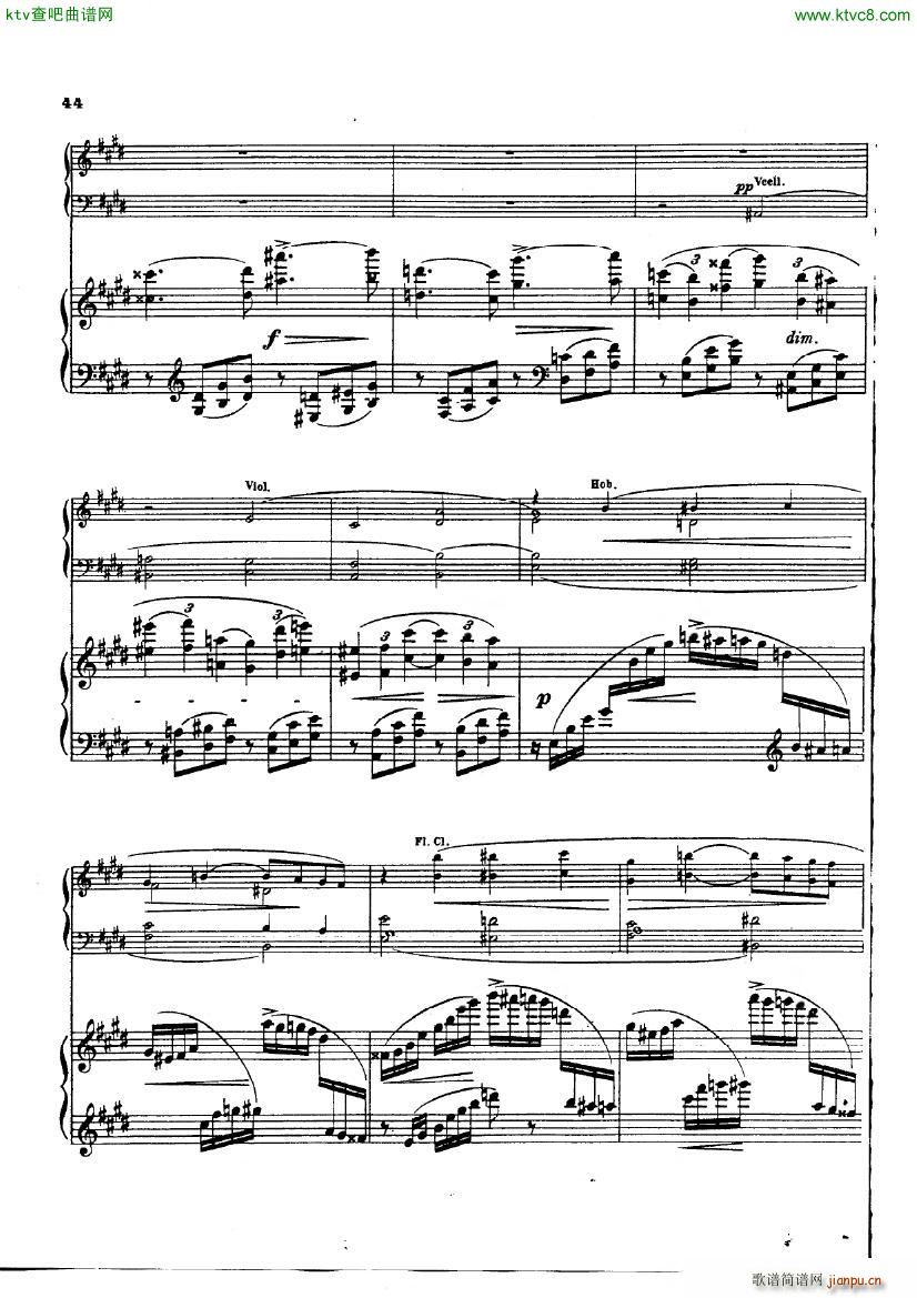 D Albert op 12 Piano Concerto No 2 part 2(钢琴谱)15