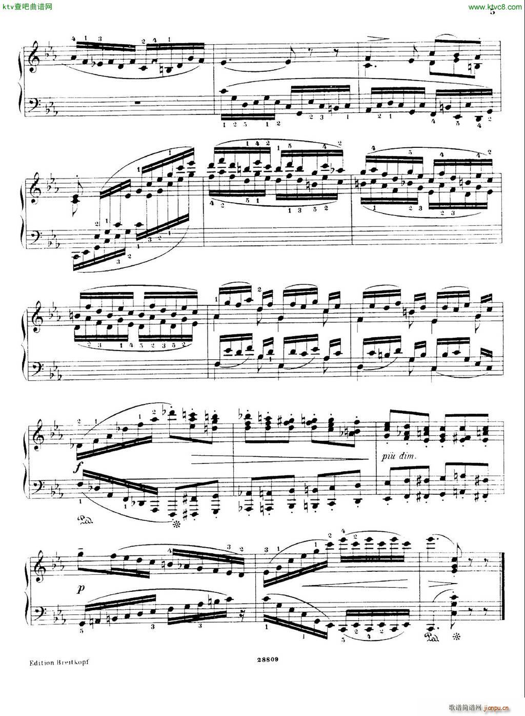 Busoni Etudes 5(钢琴谱)5