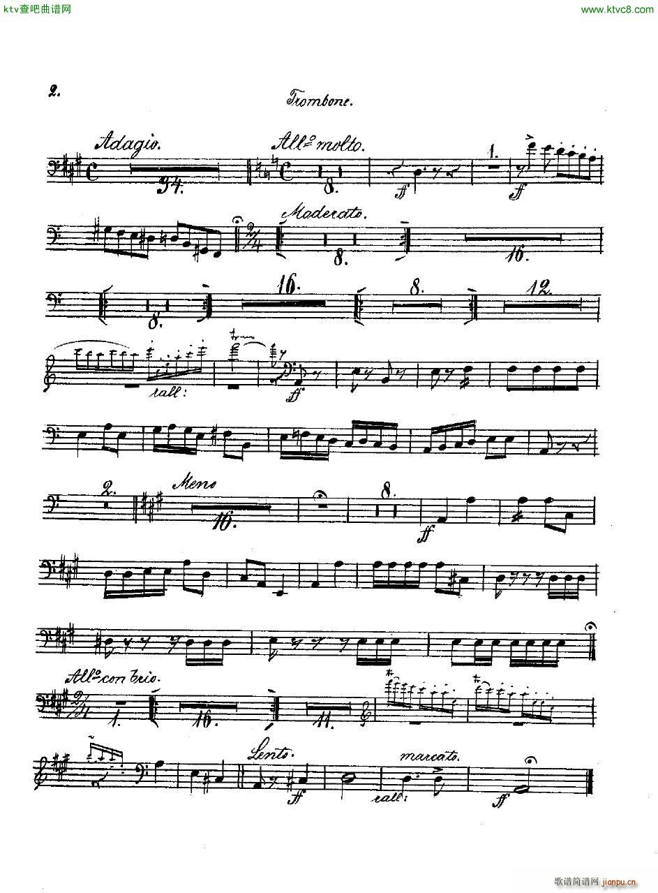 Andersen op 2 Ungarische Fantasie orch parts(钢琴谱)50