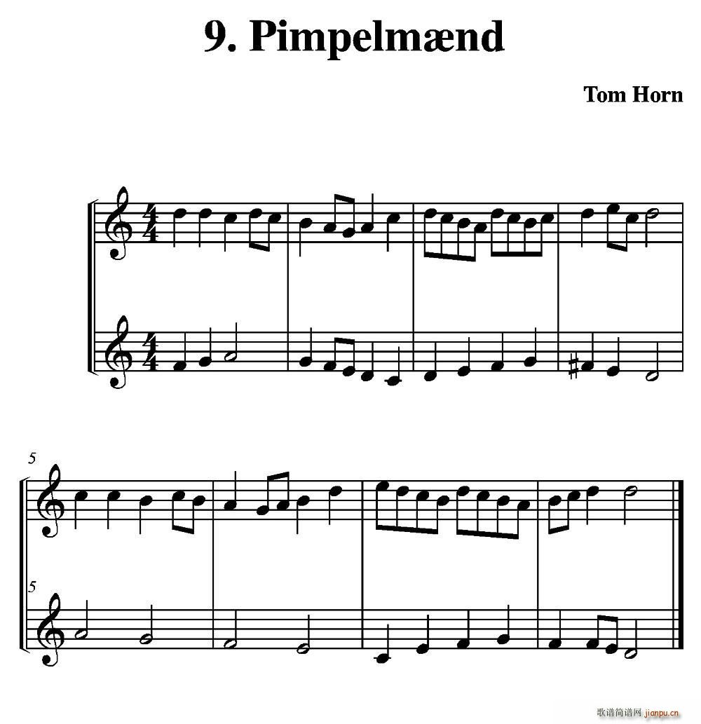 Pimpelmand 简易二重奏(总谱)1