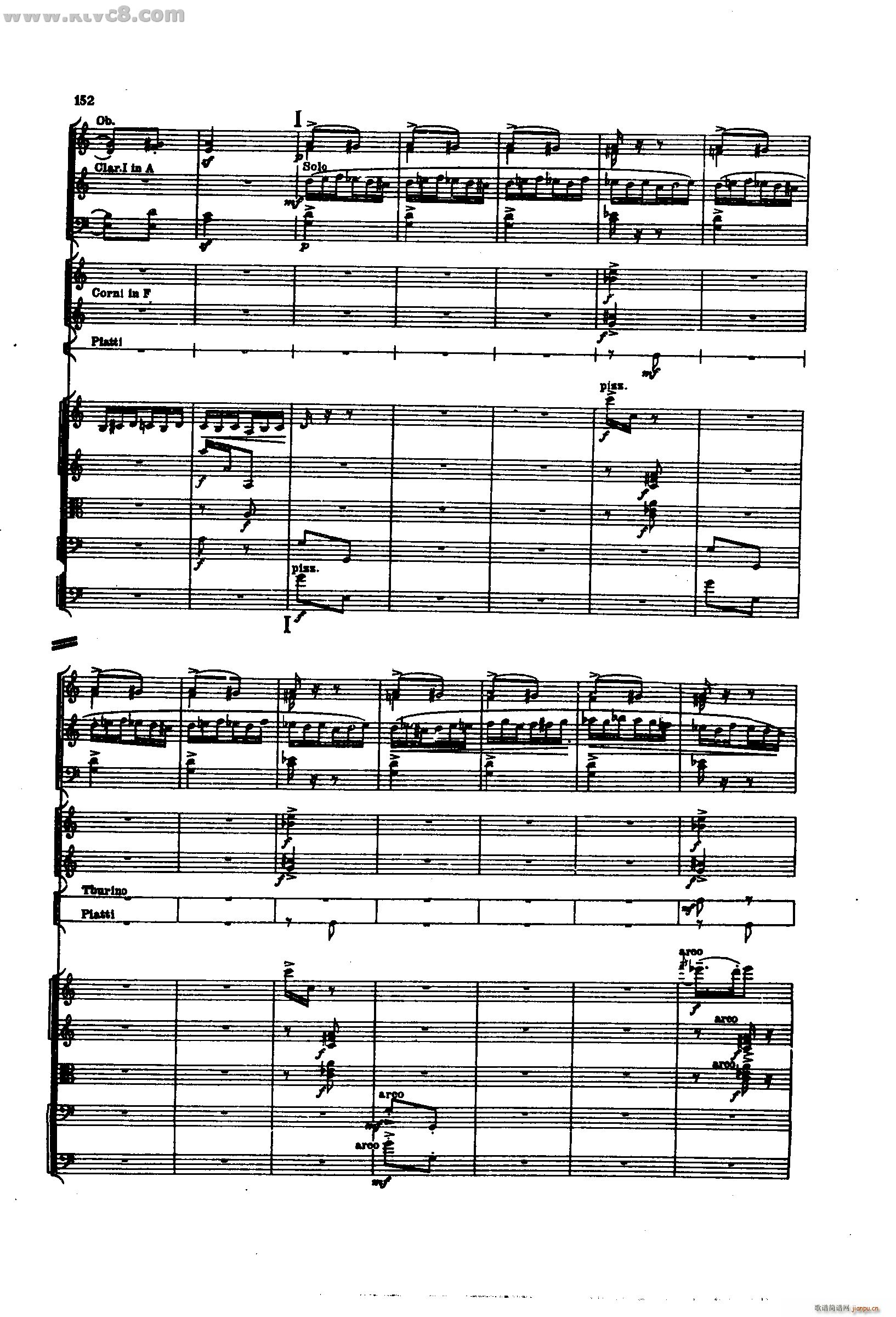 舍赫拉查达交响组曲 作品35 第四部分(总谱)5