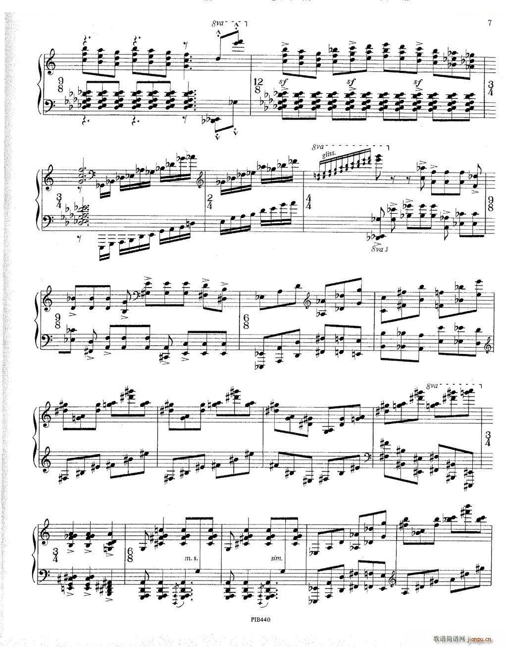 Ginastera Sonata No 3 Sonata No 3(十字及以上)5