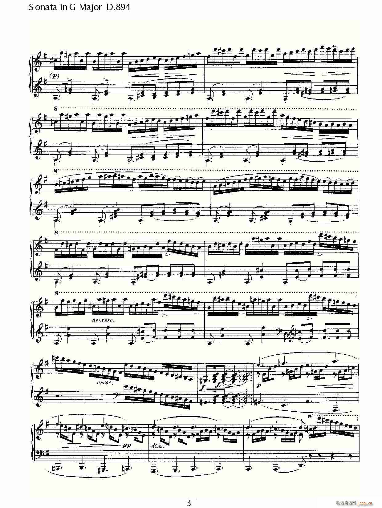 Sonata in G Major D.894(十字及以上)3