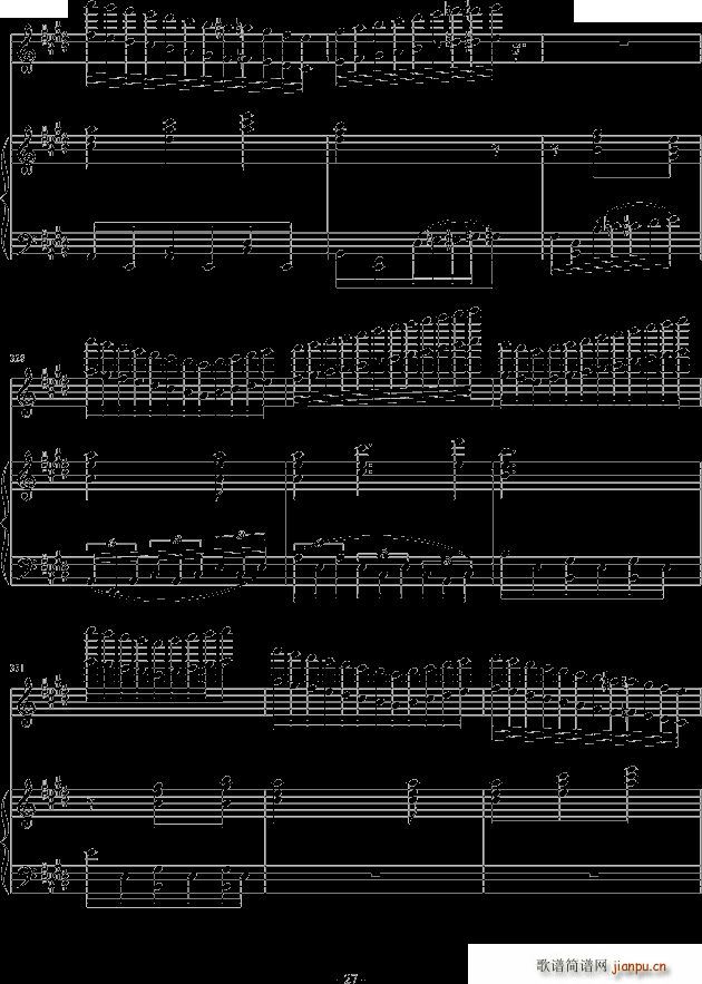变奏曲 花香的随想(钢琴谱)27