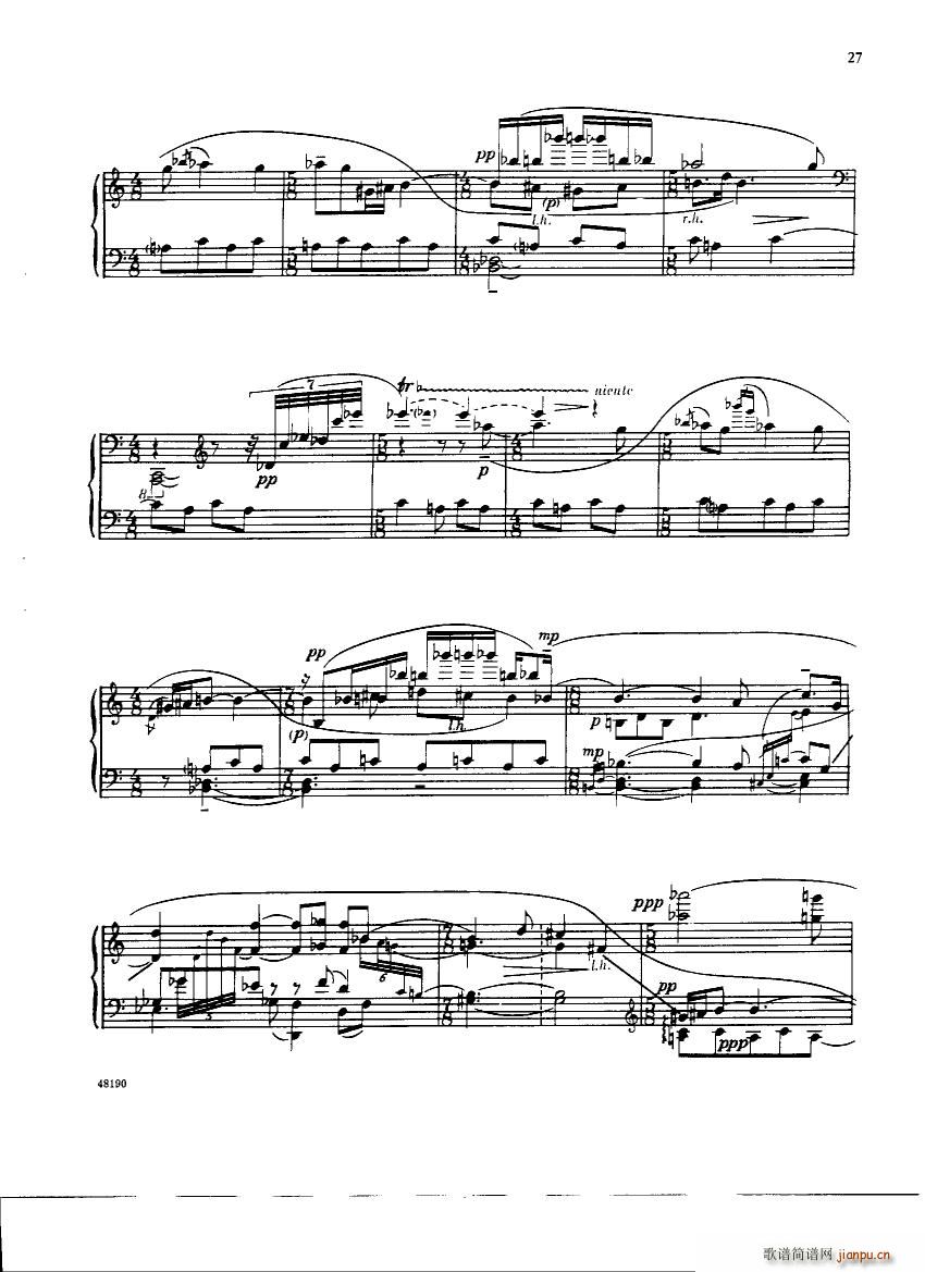 Corigliano Etude Fantasy Etude Fantasy(十字及以上)28