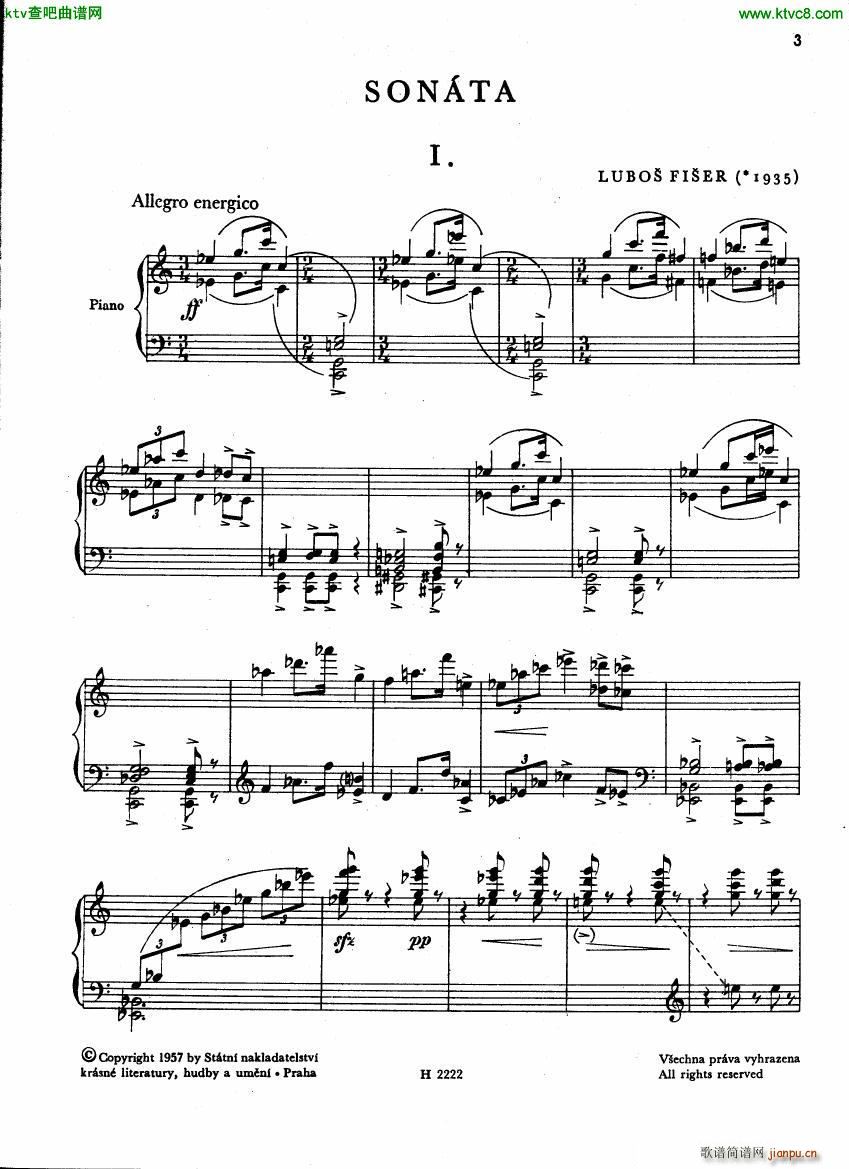 Fiser Piano Sonata 1955(钢琴谱)3