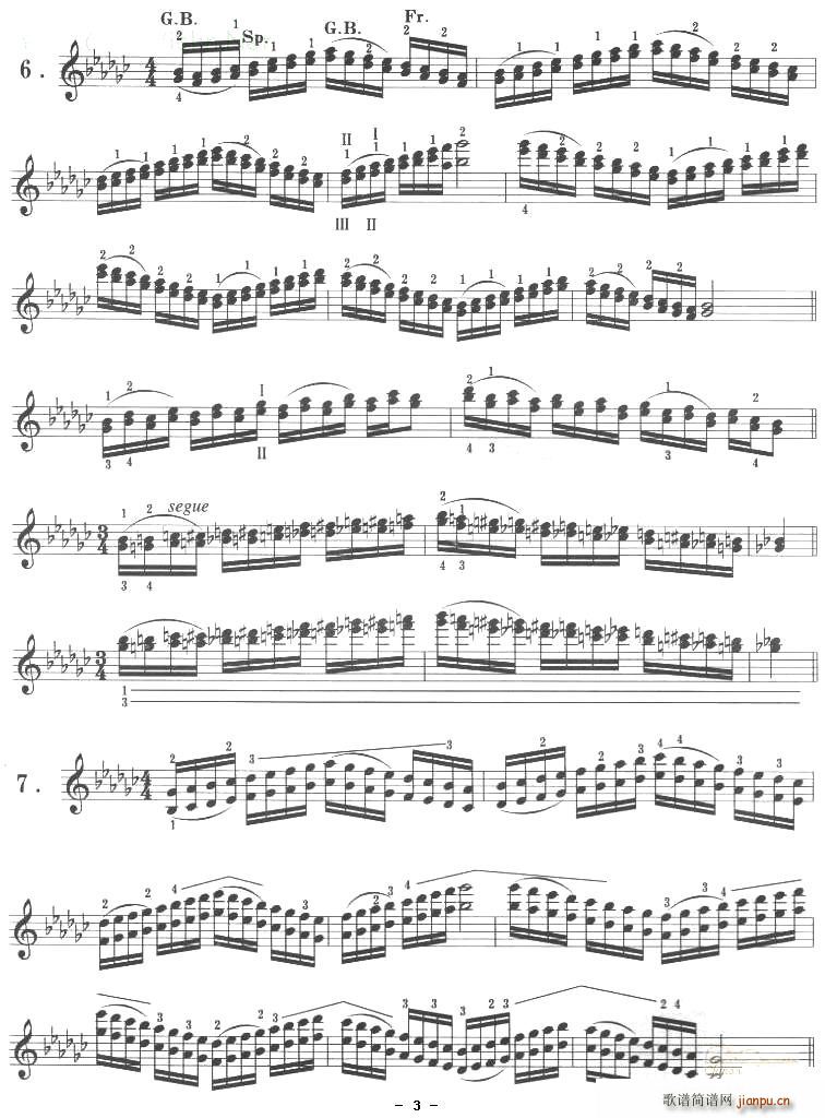 bG大调(四字歌谱)3