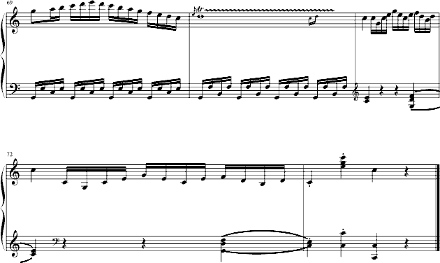 C大调奏鸣曲(钢琴谱)5