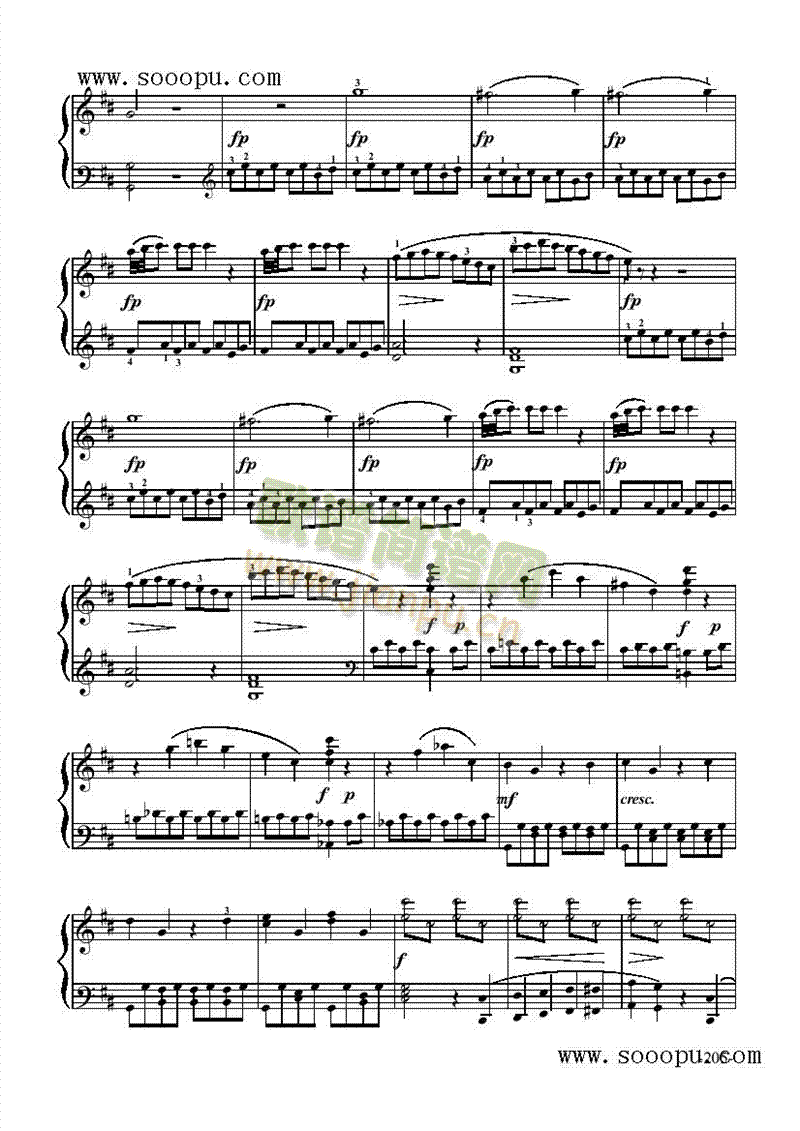 序曲—歌剧键盘类钢琴(其他乐谱)7