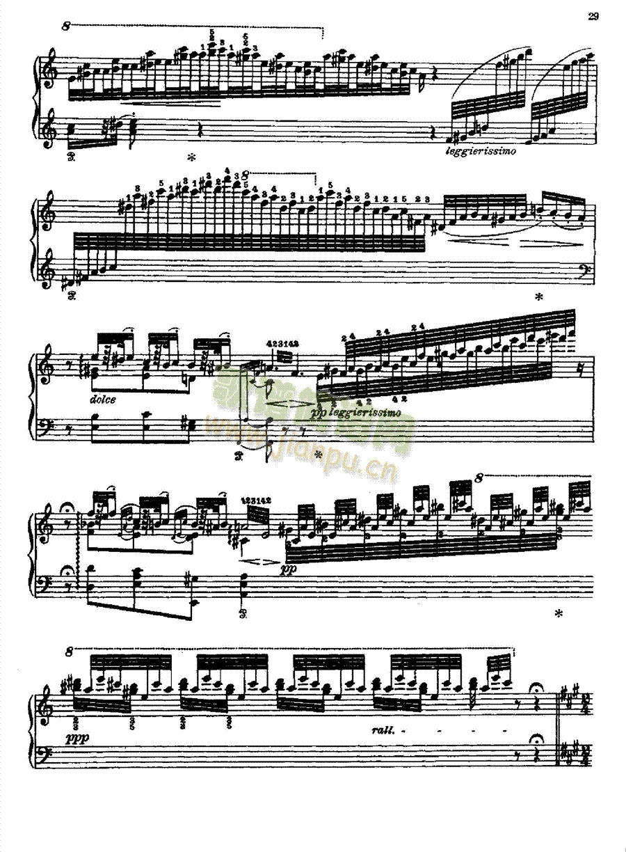 匈牙利狂想曲第十一首键盘类钢琴(钢琴谱)3