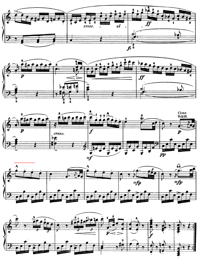 钢琴奏鸣曲kv330(钢琴谱)14