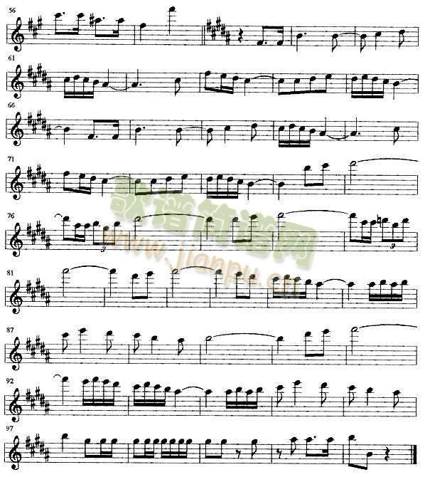 西班牙斗牛士(萨克斯谱)3