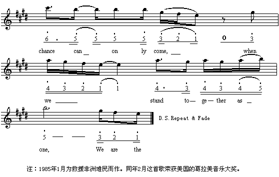 我们是世界(五字歌谱)3