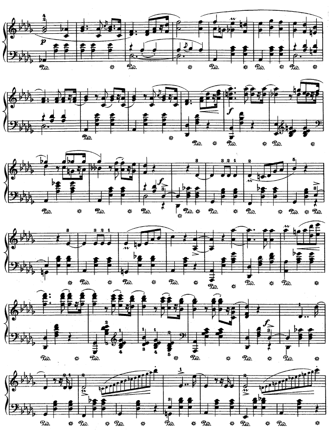 钢琴圆舞曲34-1(钢琴谱)5