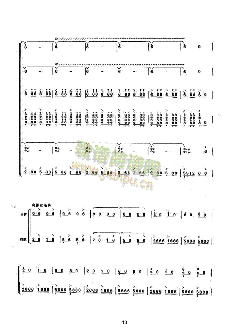 龙腾虎跃乐队类民乐合奏(其他乐谱)13