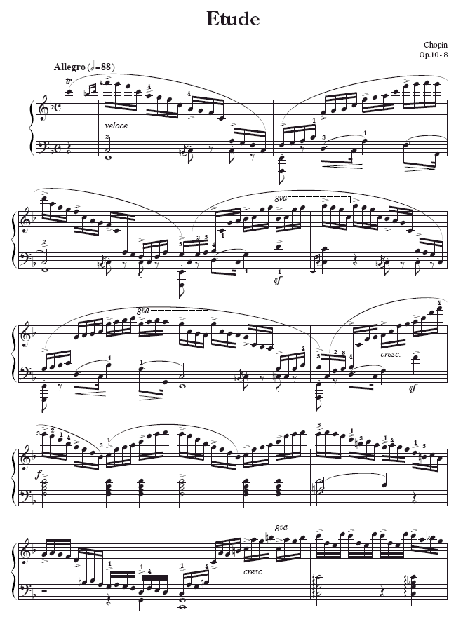 第八练习曲-EtudeOp.10-8(钢琴谱)1