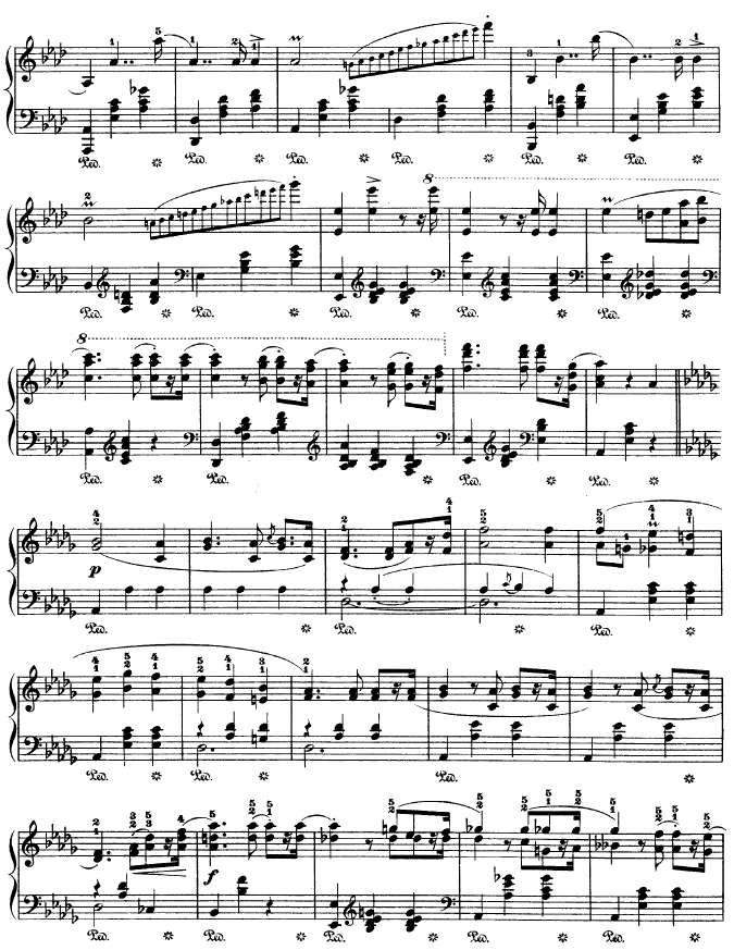 钢琴圆舞曲34-1(钢琴谱)3
