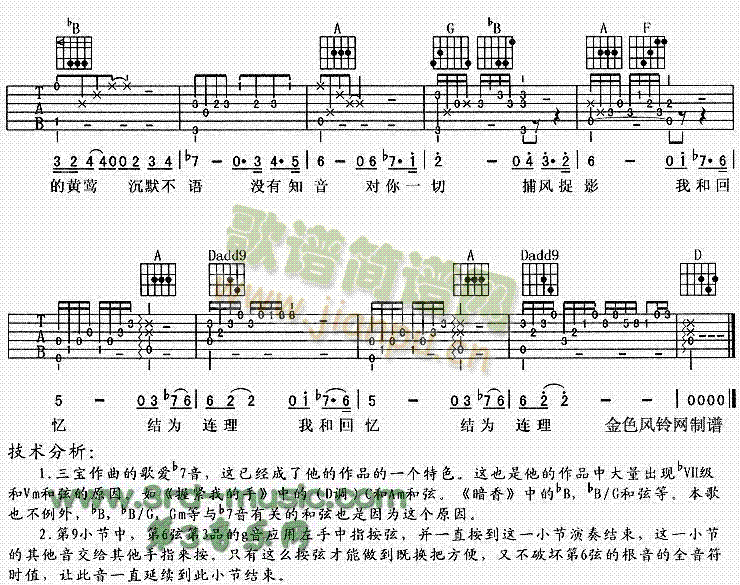 究竟(吉他谱)3