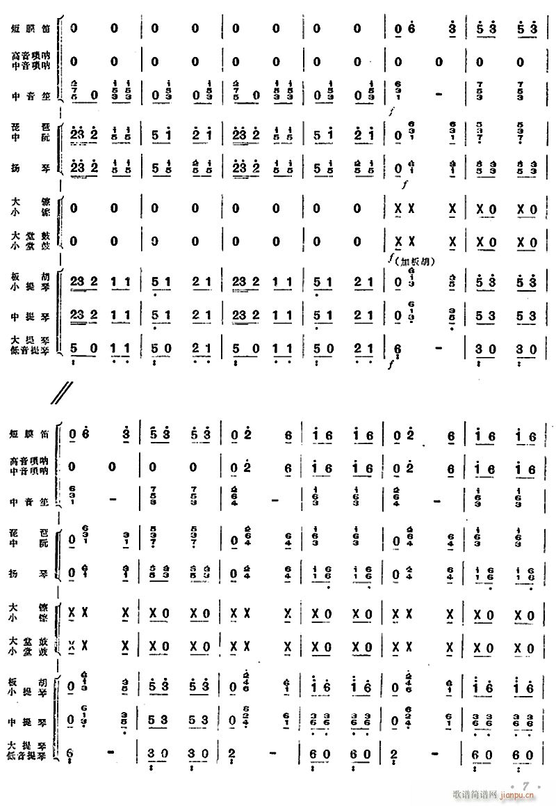 大寨红旗红万里6(总谱)1