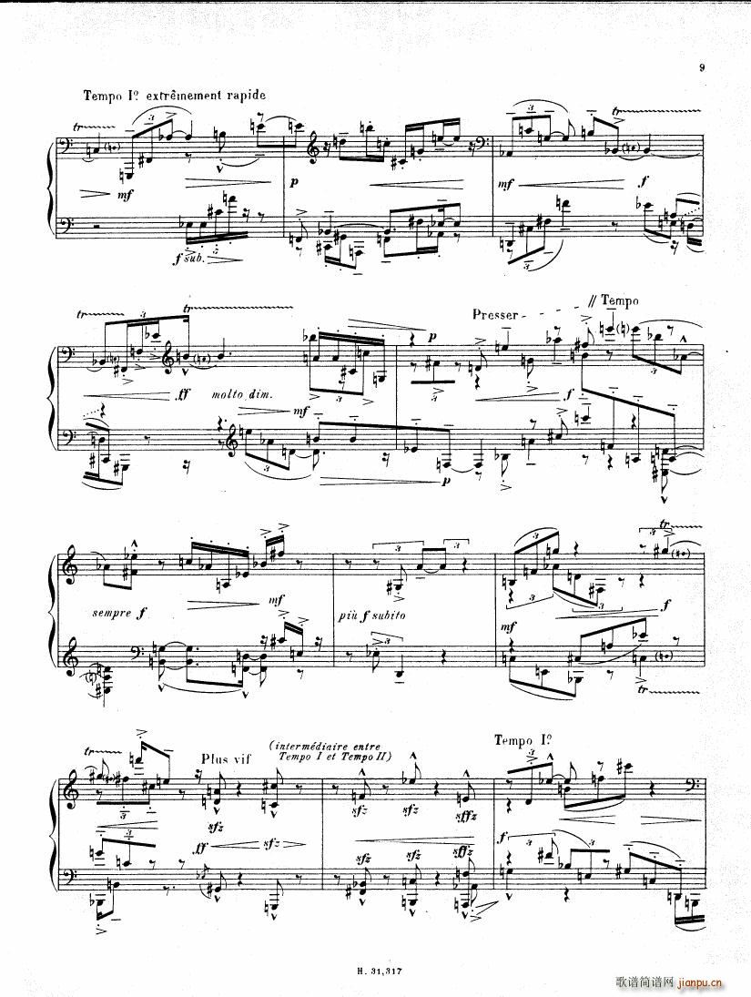 Pierre Boulez Sonata No 2 1 24(钢琴谱)9