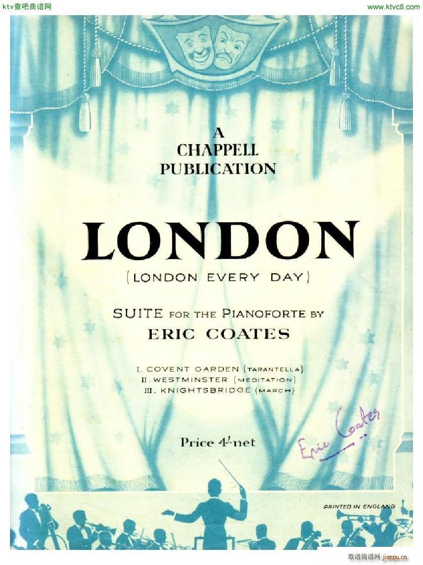 Coates London Suite Piano Suite(钢琴谱)1