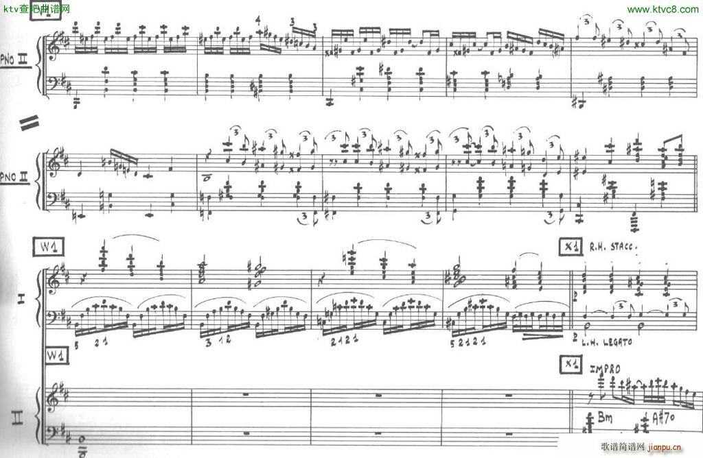 Bolling Sonata for Two Pianist no 2 Part2(钢琴谱)10