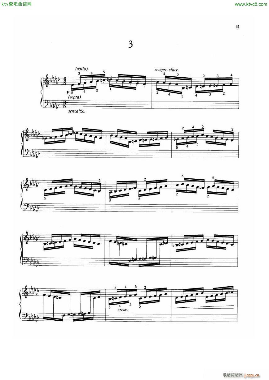 Dohnanyi Etude Op 28 3(钢琴谱)1