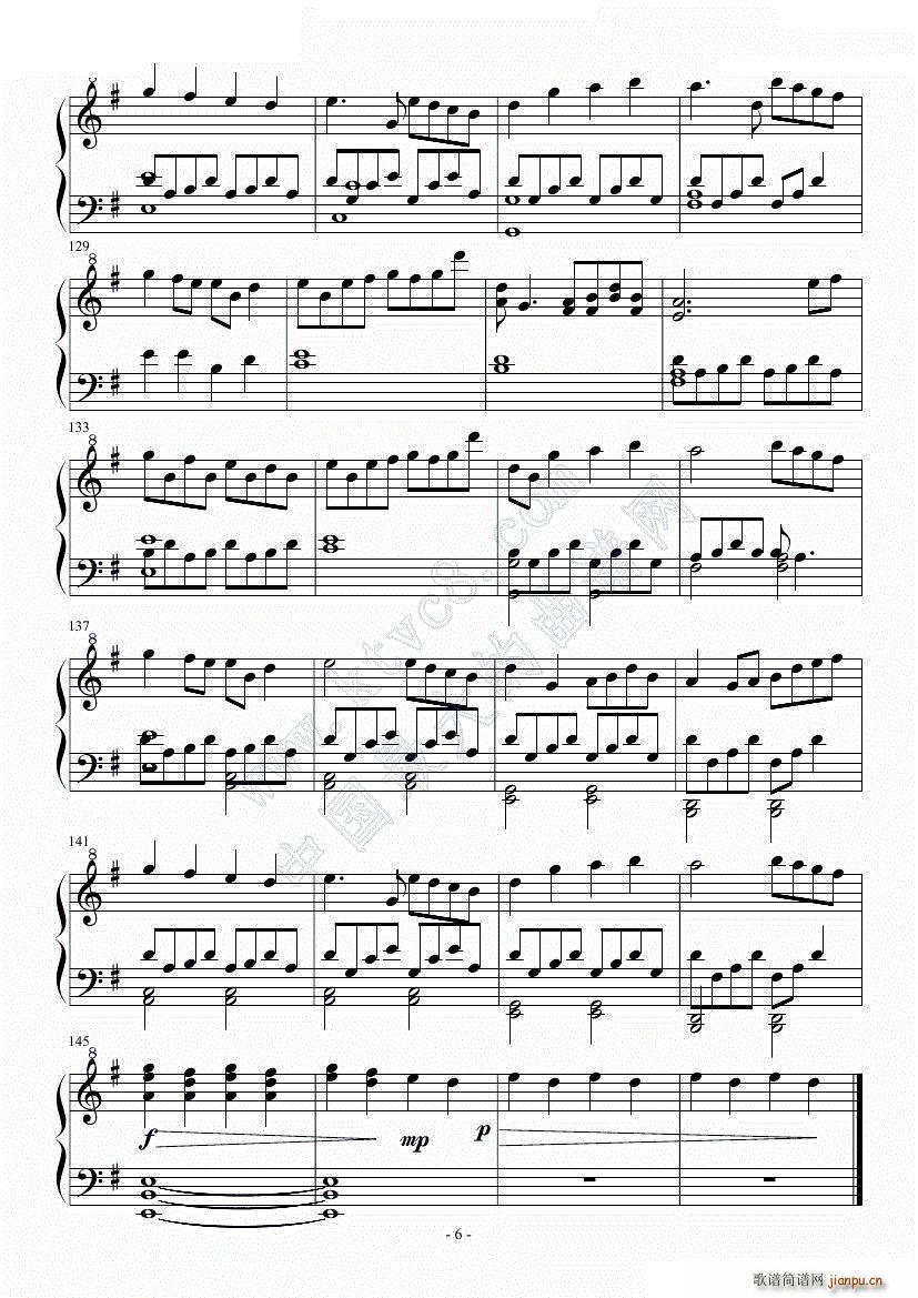 Eternal Hope piano(钢琴谱)3