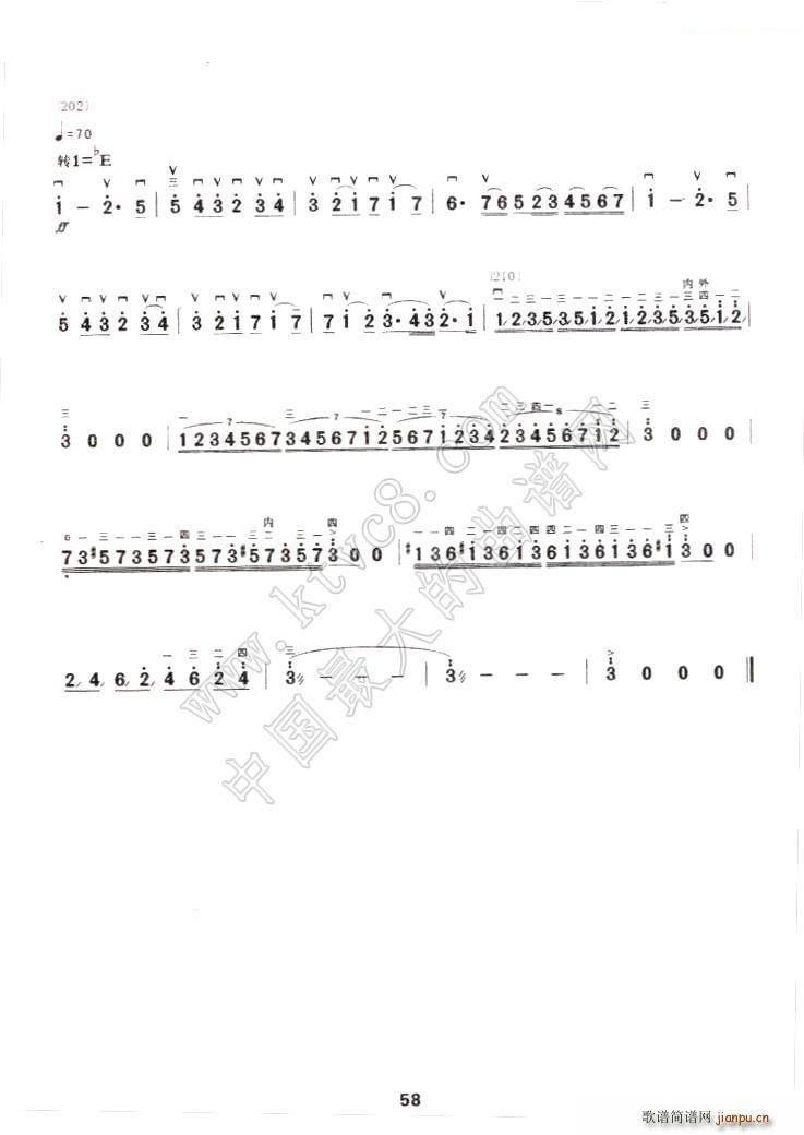 泰坦尼克协奏曲(二胡谱)8
