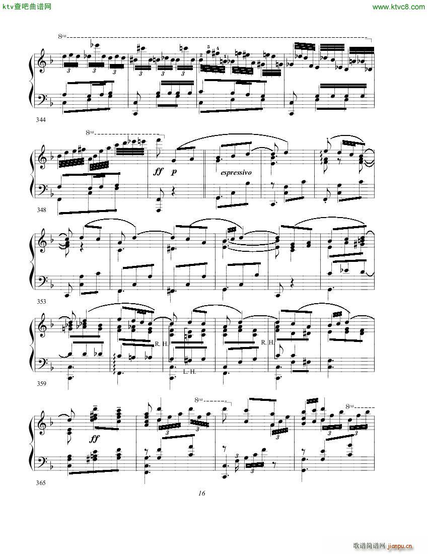 gurt chabrier espana(钢琴谱)16