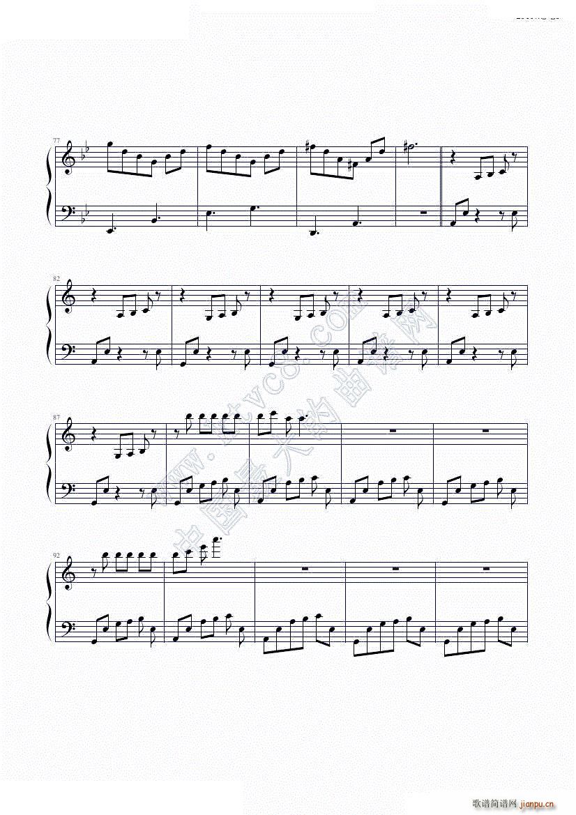 letting go(钢琴谱)6