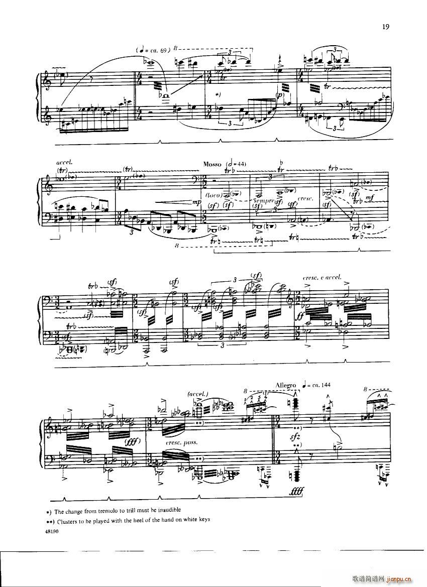 Corigliano Etude Fantasy Etude Fantasy(十字及以上)20