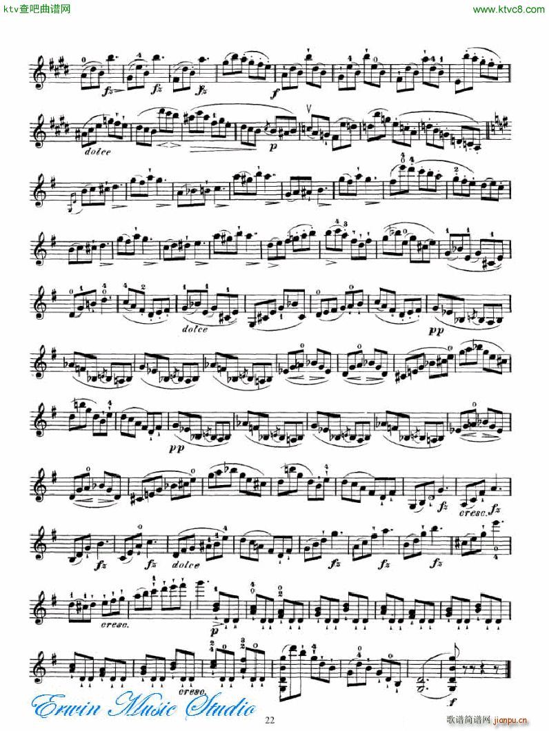 马扎斯 75首渐进式旋律练习 图书2 27首Brilliante 练习2(十字及以上)6