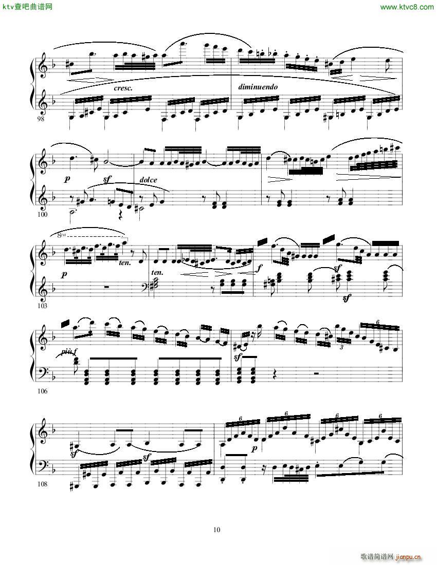 clementi sonata op50 2(钢琴谱)10