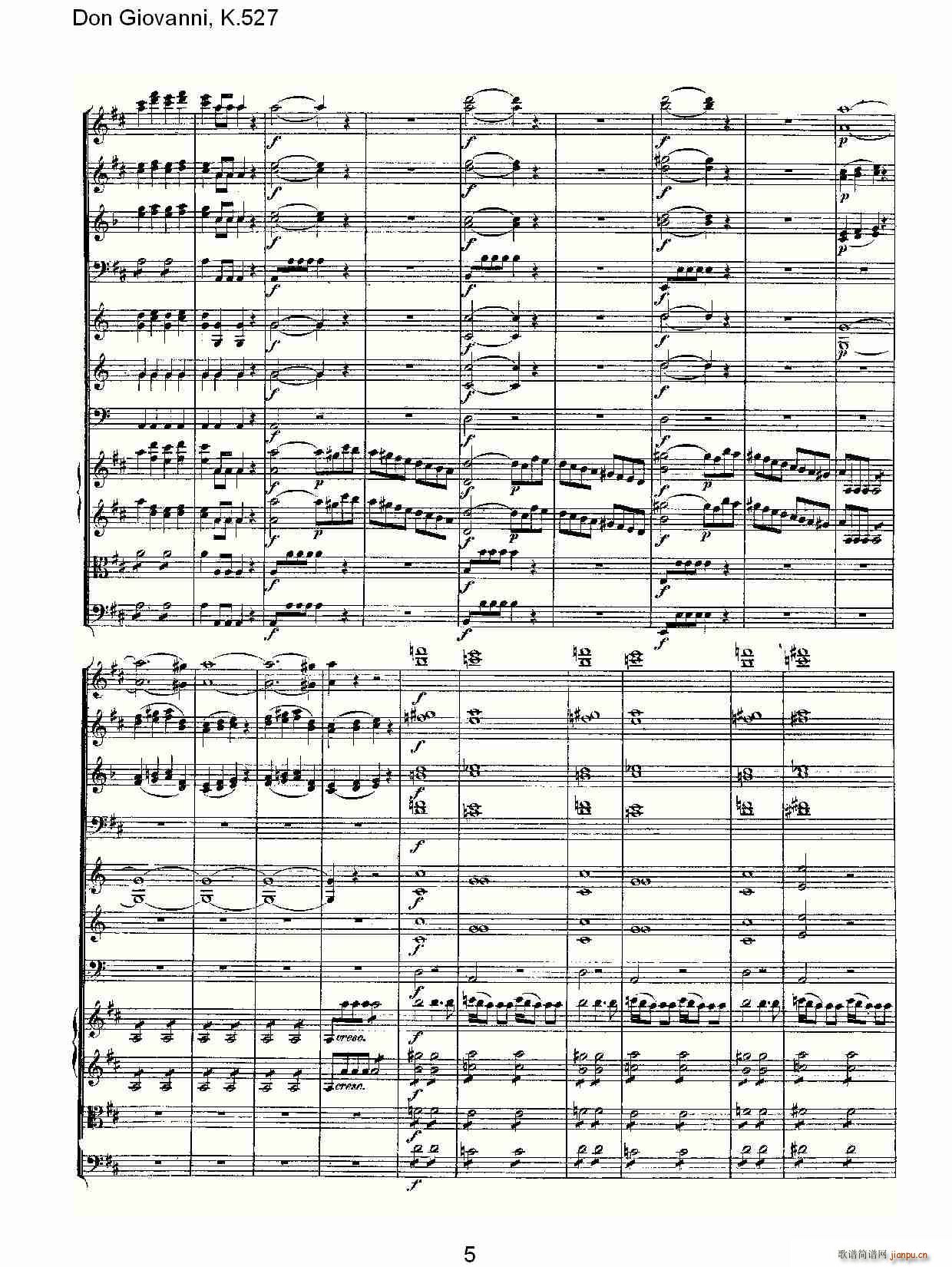 Don Giovanni, K.527(十字及以上)5