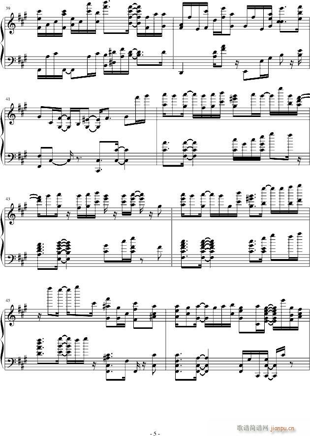 Dir(钢琴谱)5