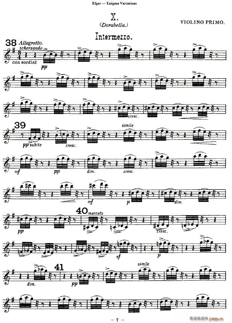 Edward Elgar Enigma Variations(十字及以上)7