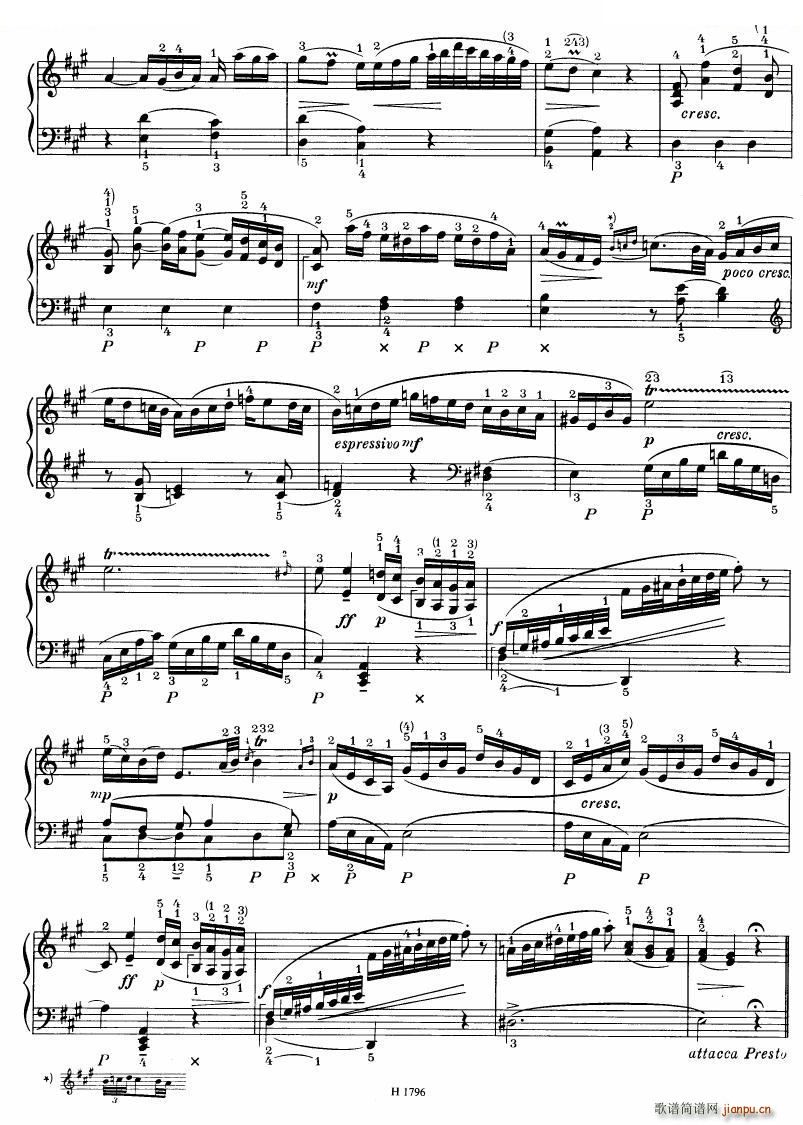 Benda 16 Sonatas 二 16 Sonatas 二(十字及以上)40
