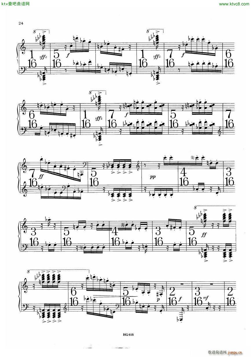 Denisov Variations(钢琴谱)6