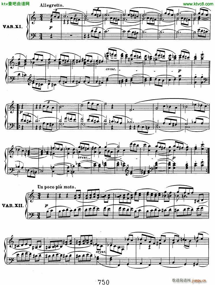 Beethoven op 120 Diabelli Variations(钢琴谱)10