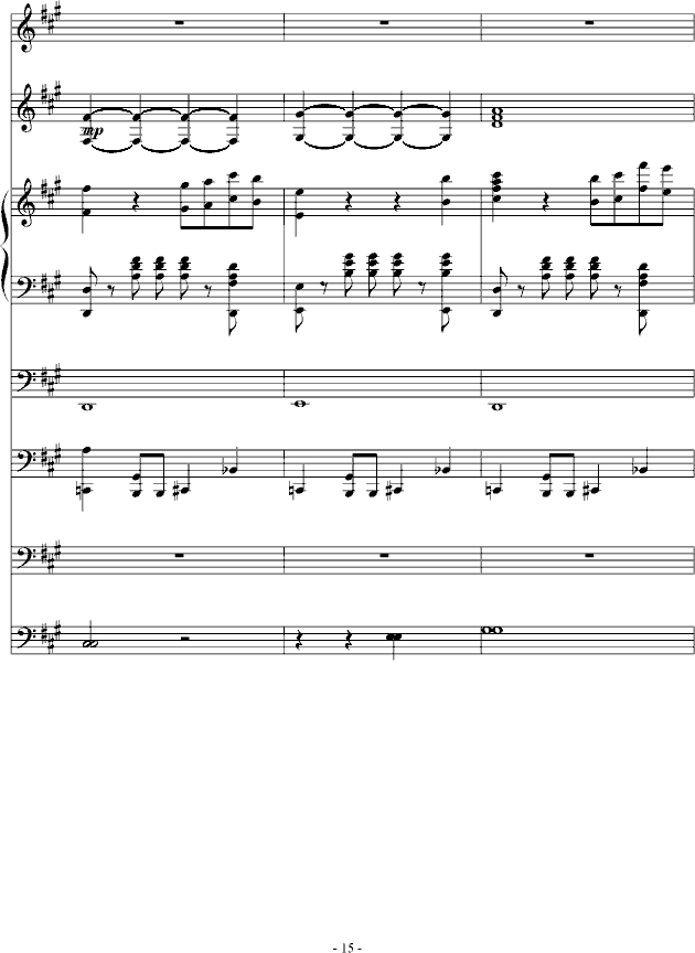 故乡月(钢琴谱)15