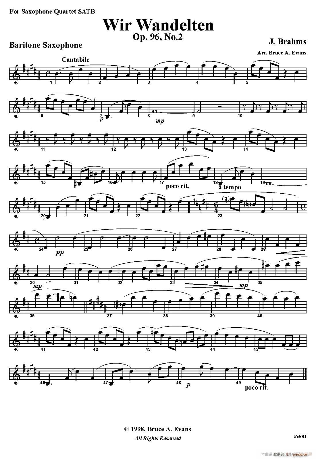 Wir Wandelten 五重奏(总谱)3