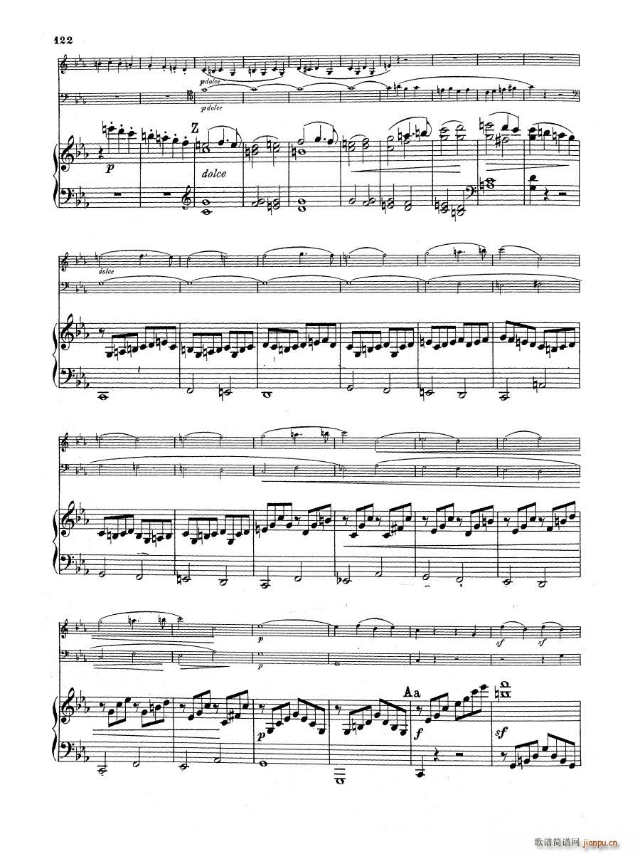 Beethoven op 1 no 3 Piano Trio(钢琴谱)34