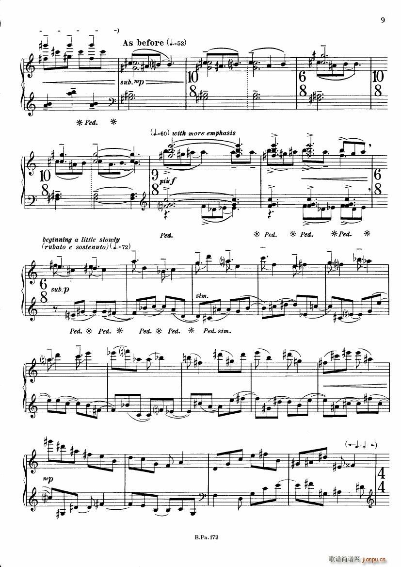 Copland Piano Fantasy(钢琴谱)6