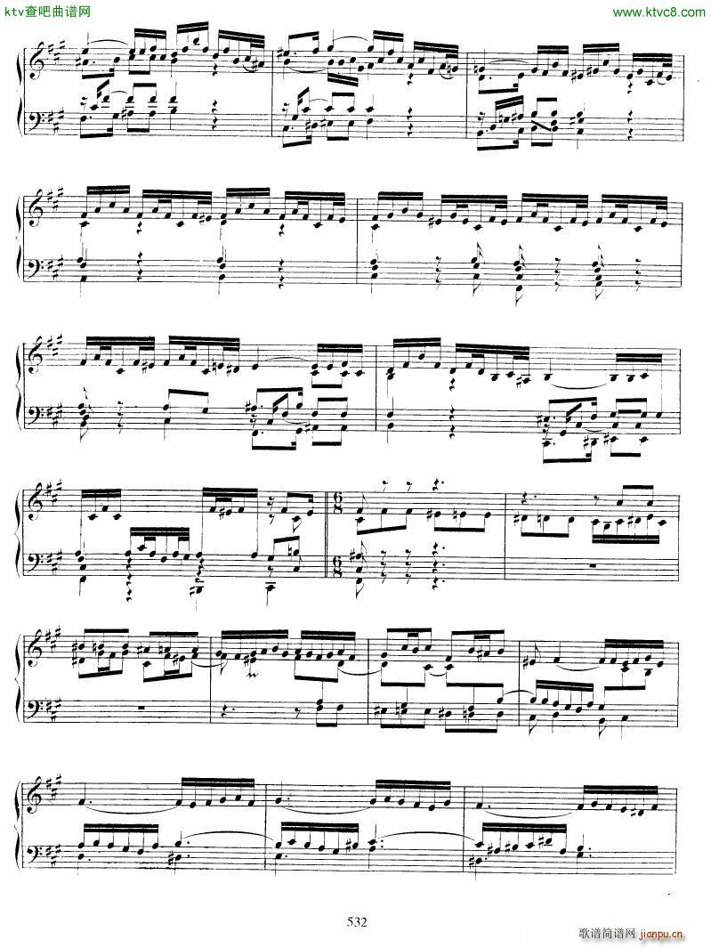 Bach JS BWV 910 Toccata in f(钢琴谱)9