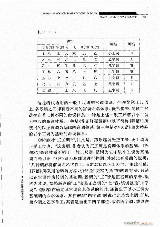 中国工尺谱研究 181 240(十字及以上)1