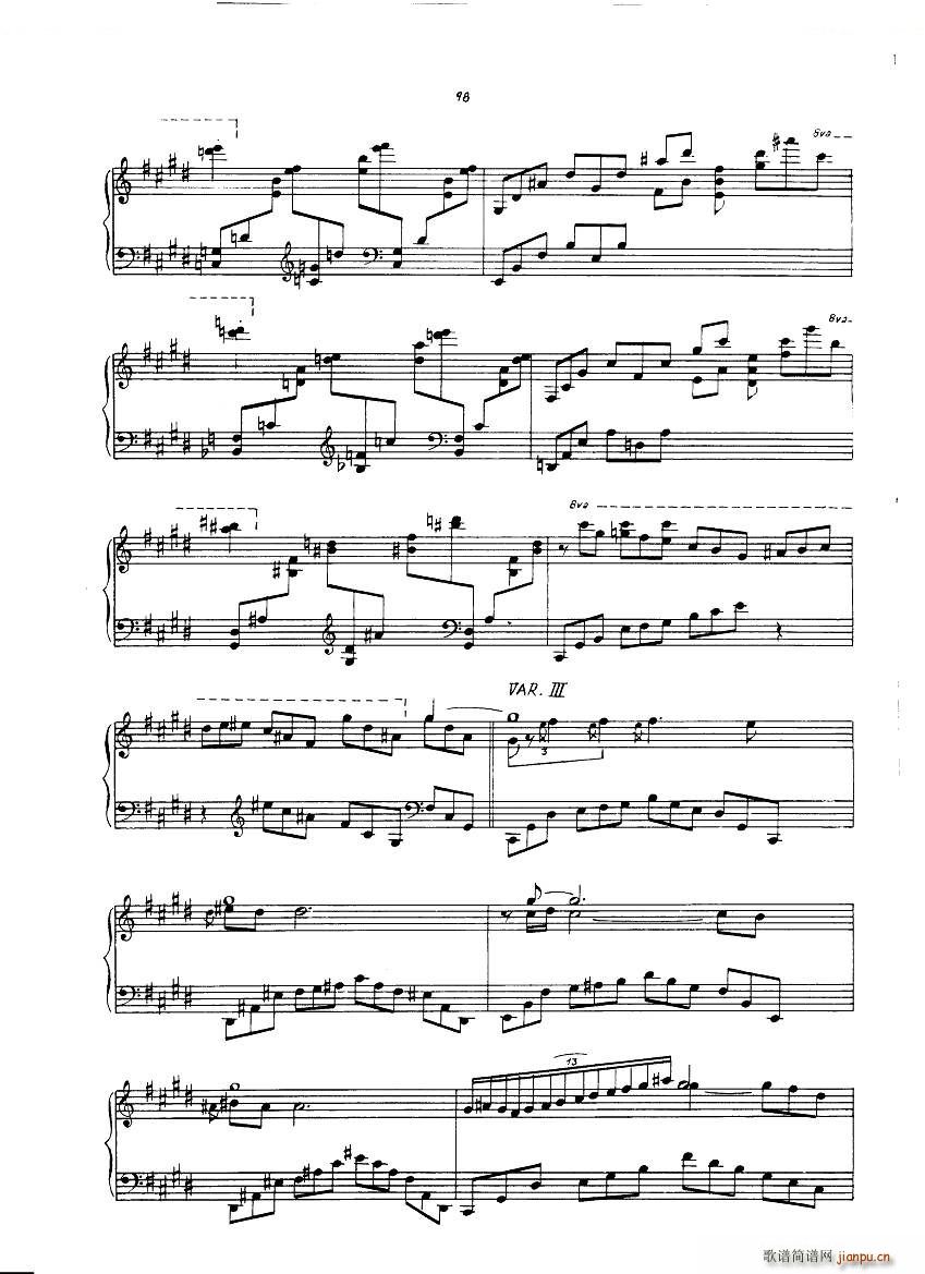 Gulda Variations Variations(十字及以上)6