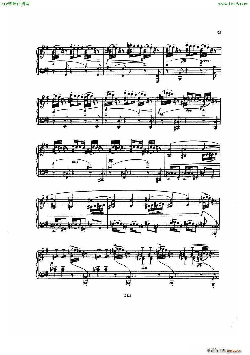 Edward Elgar Enigma Variations Op 36(钢琴谱)22