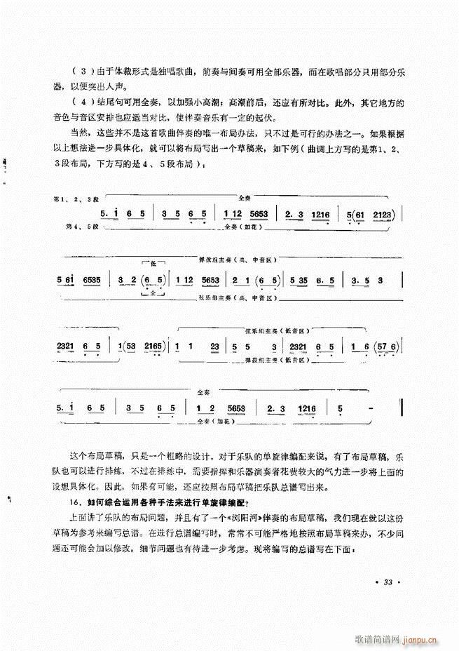 小型乐队编配b 目录前言 1 60(十字及以上)38